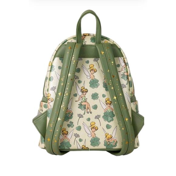 Loungefly Disney TinkerBell Clover Mini Backpack NWT main image 6